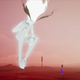 a giant deity against a red planetary background in solar ash for the ps5